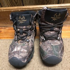 Boys Realtree Camo Hiking Boots